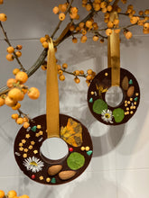 Afbeelding in Gallery-weergave laden, bloemenkrans kerstkrans puur met lint
